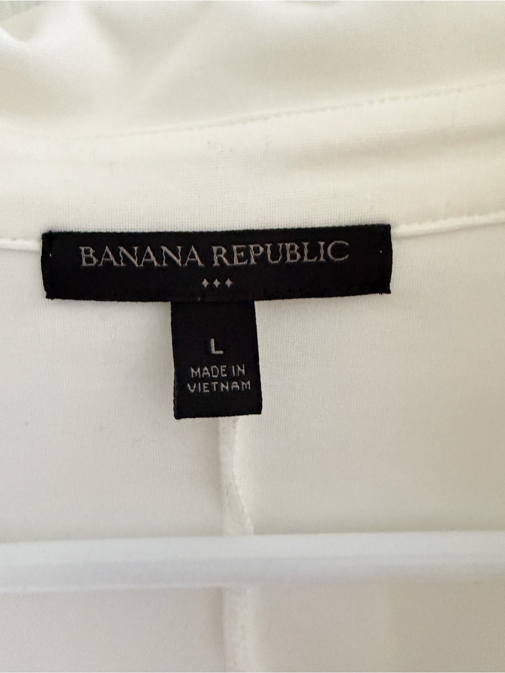 White Twist-Front Collared Long-Sleeve Top - Picture 2 of 6